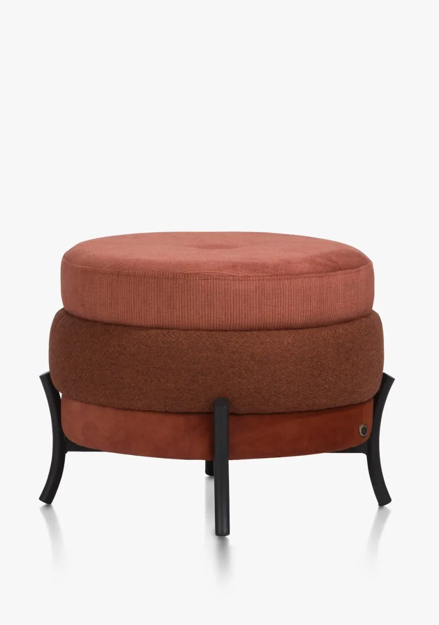 COCOmaison, Timeless - Macaron poef H43cm - koper