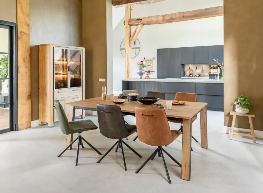 Delmonte, eetkamertafel 230 x 100 cm