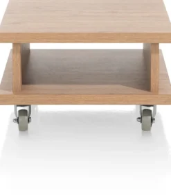 Delmonte, hoektafel 60 x 60 cm + 1-niche (+ wielen)