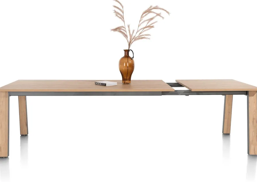 Delmonte, uitschuiftafel 150 (+ 60) x 120 cm