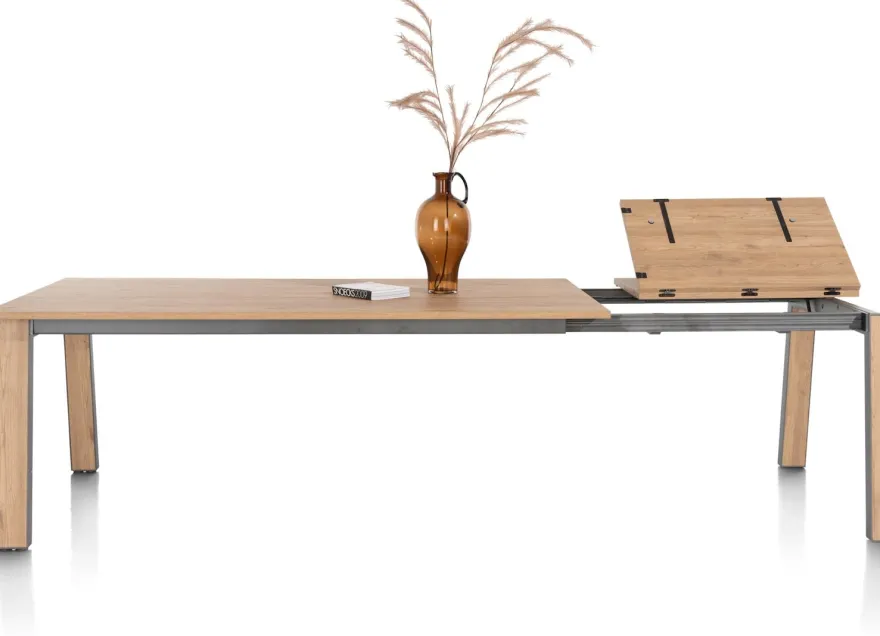 Delmonte, uitschuiftafel 150 (+ 60) x 120 cm