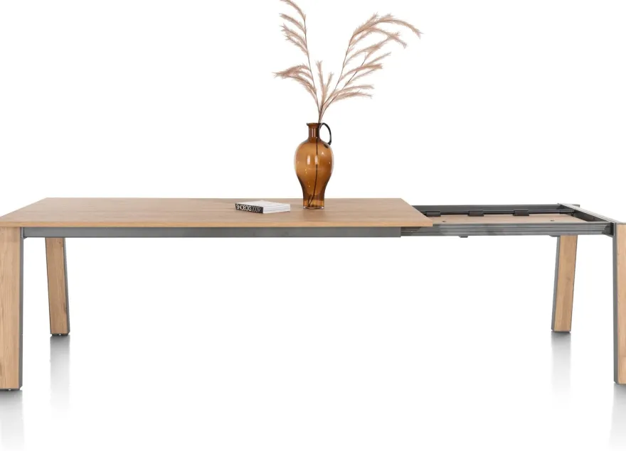 Delmonte, uitschuiftafel 150 (+ 60) x 120 cm