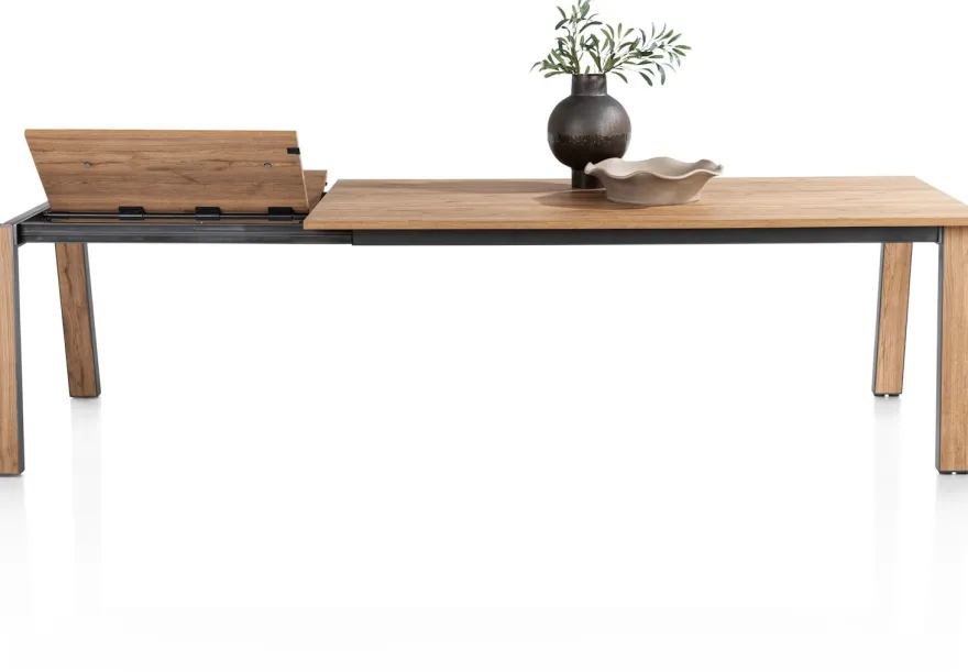 Delmonte, uitschuiftafel 200 (+ 80) x 100 cm