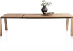 Delmonte, uitschuiftafel 200 (+ 80) x 100 cm