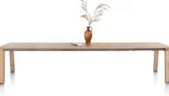 Delmonte, uitschuiftafel 200 (+ 80) x 100 cm