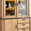 Farmland, buffet 150 cm - 1-deur + 2-glasdeuren + 3-laden + LED