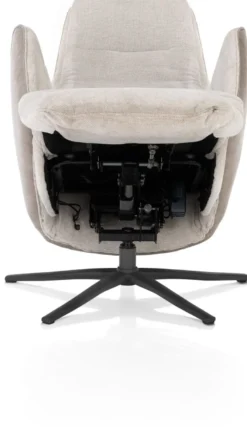 Felino, relaxfauteuil - incl. accu - stofcombinatie Livigno/Oregon
