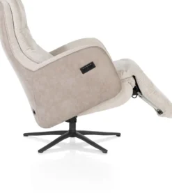 Felino, relaxfauteuil - incl. accu - stofcombinatie Livigno/Oregon