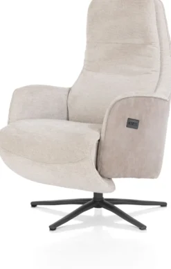 Felino, relaxfauteuil - stofcombinatie Livigno/Oregon