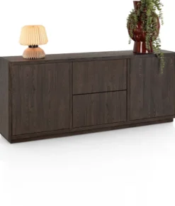 Gijon, dressoir 200 cm - 2-deuren + 2-laden met plint