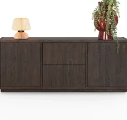 Gijon, dressoir 200 cm - 2-deuren + 2-laden met plint