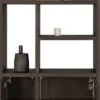 Gijon, roomdivider 100 cm - 4-deuren + 6-niches