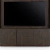 Gijon, tv-kast met opzet 200 cm - 2-deuren + 2-laden + 2-niches met plint