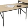 Hendrik, set van 2 salontafels 63 x 120 cm / 62 x 44 cm - fishbone - natural