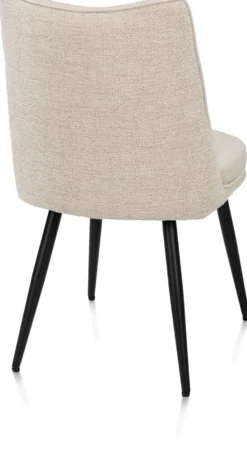 Hester, Eetkamerstoel 4 poten, stof - beige