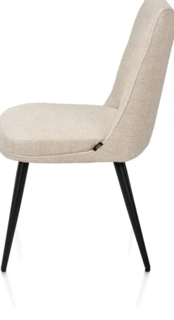Hester, Eetkamerstoel 4 poten, stof - beige