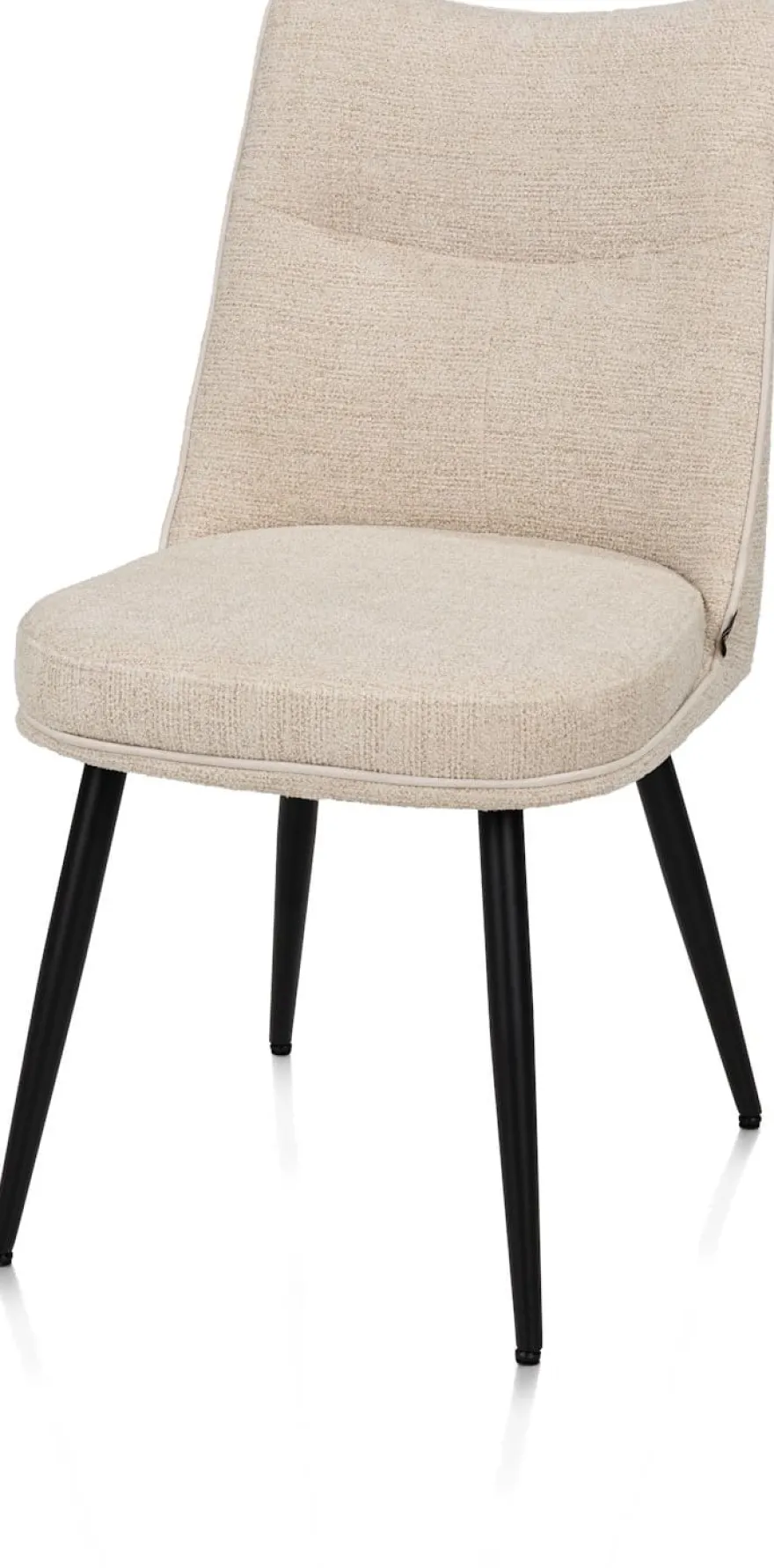 Hester, Eetkamerstoel 4 poten, stof - beige