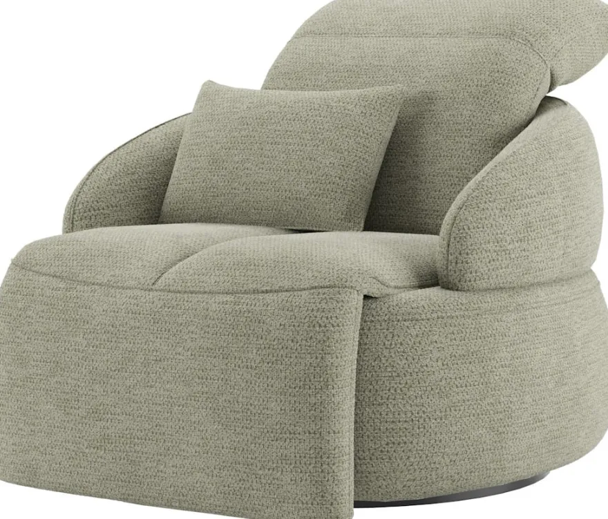 Hollywood, Homecinema draaifauteuil xl, met relaxsysteem en verstelbare rug