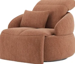 Hollywood, Homecinema draaifauteuil xl, met relaxsysteem en verstelbare rug