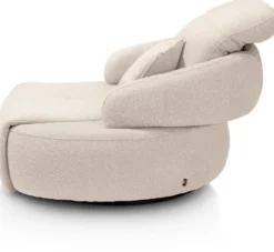 Hollywood, homecinema draaifauteuil XL - incl. accu - stof Cloudy - beige