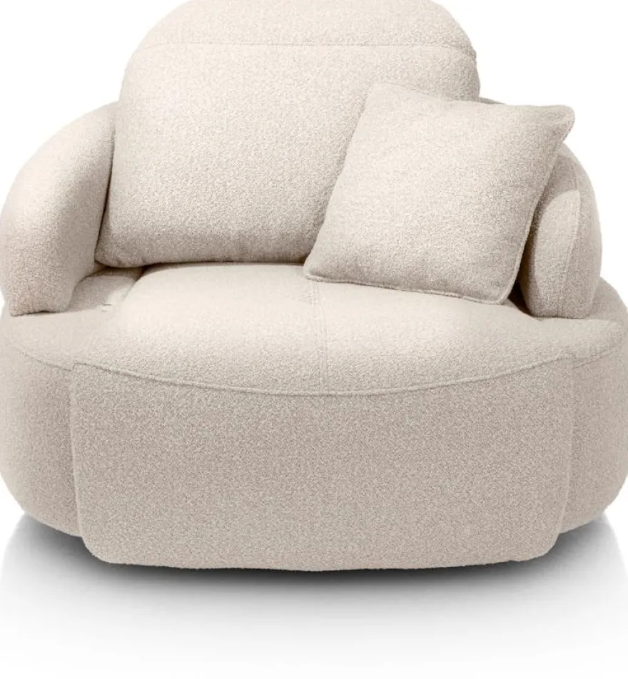 Hollywood, homecinema draaifauteuil XL - stof Cloudy - beige
