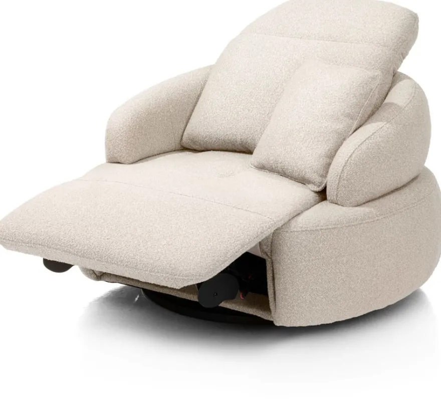 Hollywood, homecinema draaifauteuil XL - stof Cloudy - beige