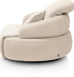 Hollywood, homecinema draaifauteuil XL - stof Cloudy - beige