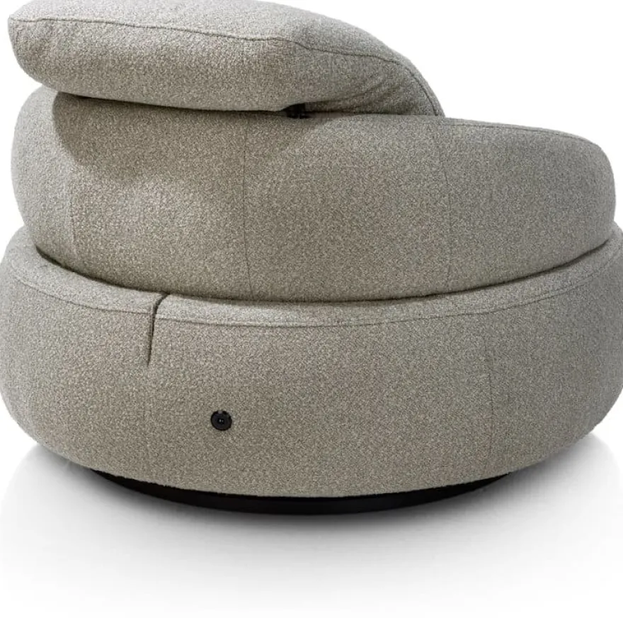 Hollywood, homecinema draaifauteuil XL - stof Cloudy - beige
