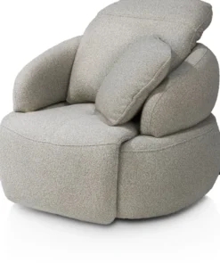 Hollywood, homecinema draaifauteuil - stof Cloudy - Olijf
