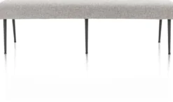 Jace, eetkamerbank 170 cm - zonder rug + pocket - stof Luton