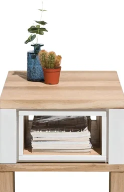 Jardin, bijzettafel 60 x 50 cm + 1-niche - Antraciet