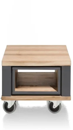 Jardin, bijzettafel 60 x 50 cm + 1-niche - Antraciet