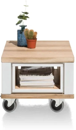 Jardin, bijzettafel 60 x 50 cm + 1-niche - Antraciet