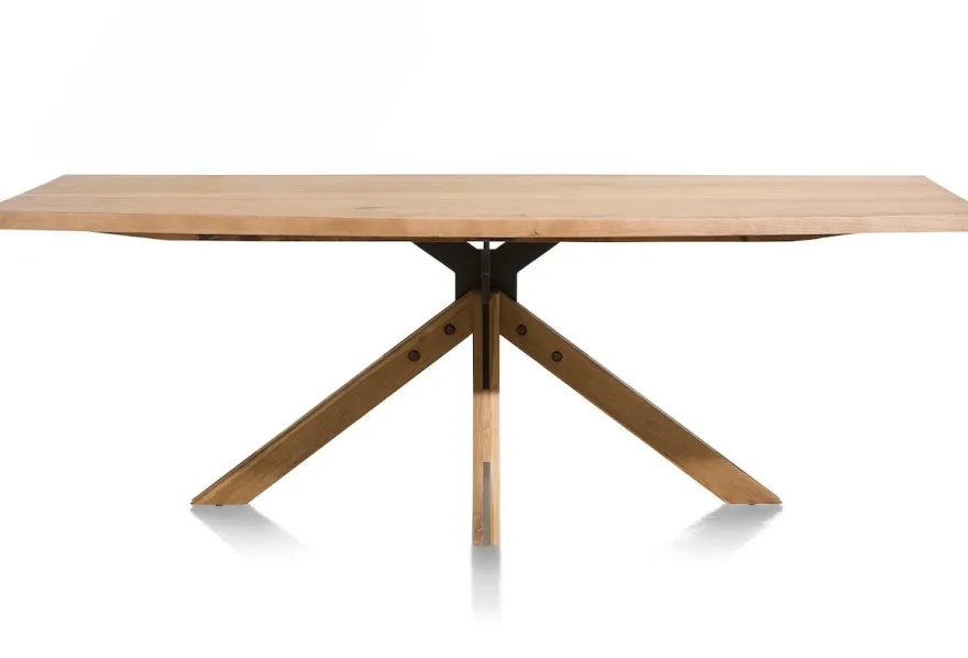 Jardino, eetkamertafel 170 x 100 cm - centrale poot