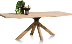Jardino, eetkamertafel 200 x 100 cm - centrale poot
