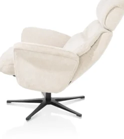 Lazaro, relaxfauteuil (incl. poef)