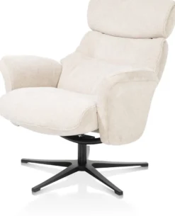 Lazaro, relaxfauteuil (incl. poef)