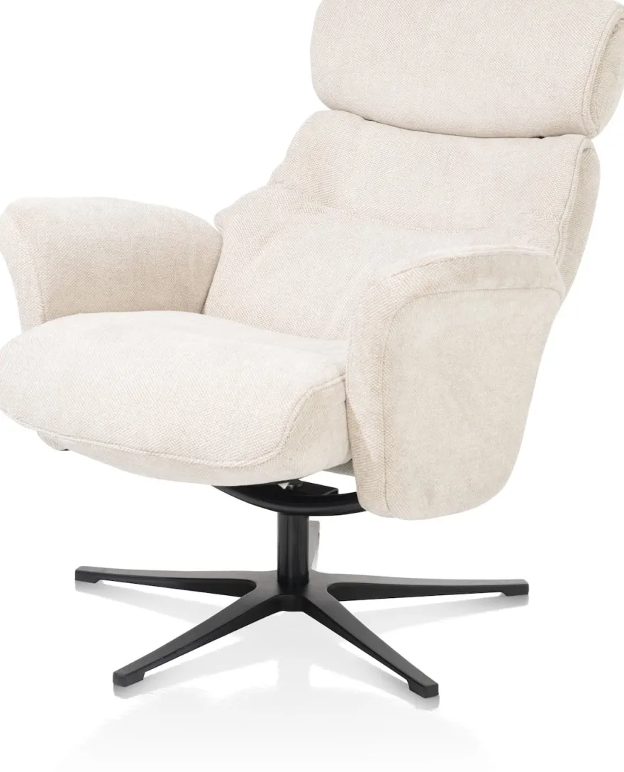 Lazaro, relaxfauteuil (incl. poef)