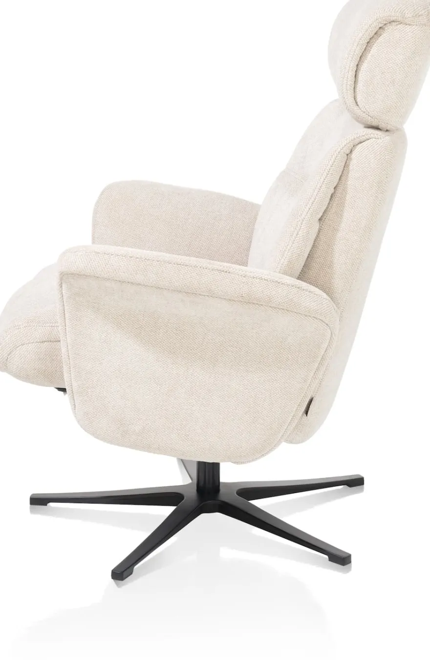 Lazaro, relaxfauteuil (incl. poef)