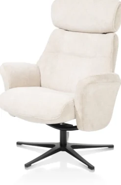 Lazaro, relaxfauteuil (incl. poef)