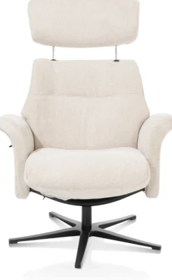 Lazaro, relaxfauteuil (incl. poef)