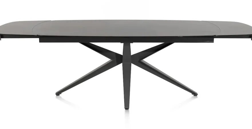 Lazio, uitschuiftafel 140 x 100 cm (+ 2 x 35 cm.)