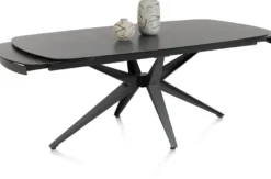 Lazio, uitschuiftafel 140 x 100 cm (+ 2 x 35 cm.)