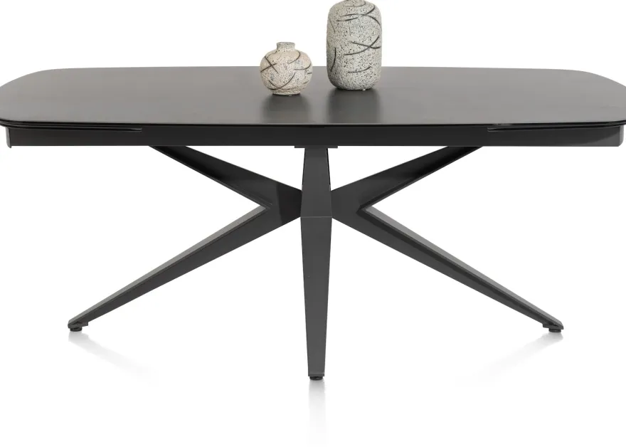 Lazio, uitschuiftafel 140 x 100 cm (+ 2 x 35 cm.)