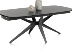 Lazio, uitschuiftafel 170 x 100 cm (+ 2 x 40 cm.)