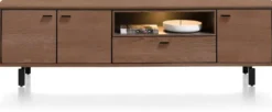 Livada, lowboard 210 cm - 3-deuren + 1-klep + 1-niche