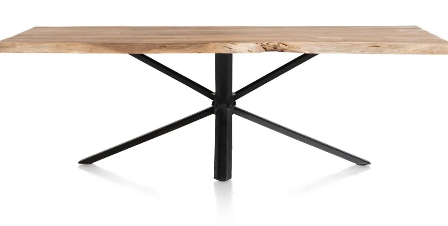 Living, eetkamertafel 240 x +/- 90/100 cm