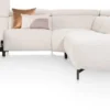 Martano, hoekbank rechts - stof Brioni - Creme
