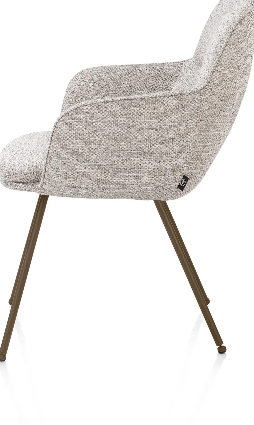 Mateo, armstoel - 4-pootjes - steelbrown - Bellini - Kiezel