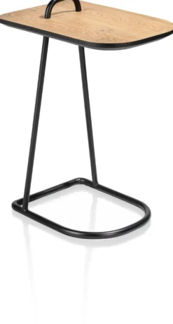 Maze, laptop-tafel 45 x 30 cm - hoogte 60,5 cm - Antraciet